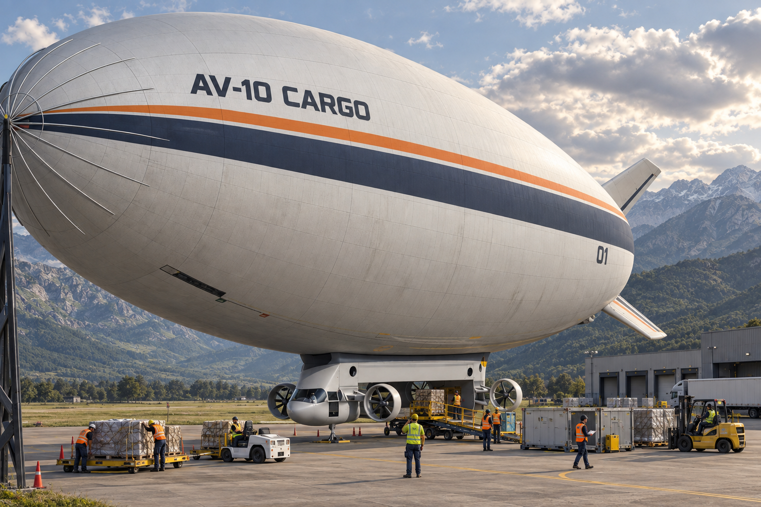 AV10 Cargo Airship